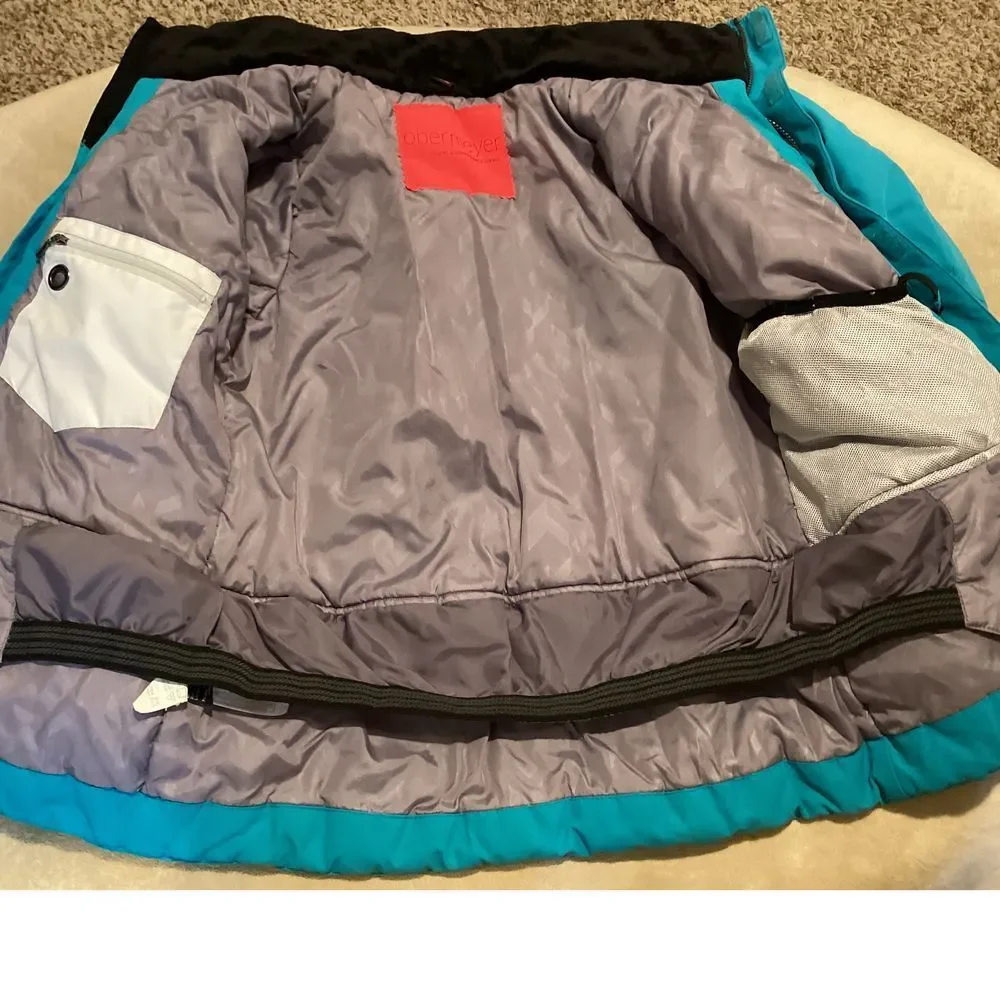 Obermeyer Girls' Extra Large‎ (would fit women small), Teal Coat